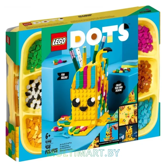 Конструктор LEGO Dots 41948 Подставка для карандашей Милый банан
